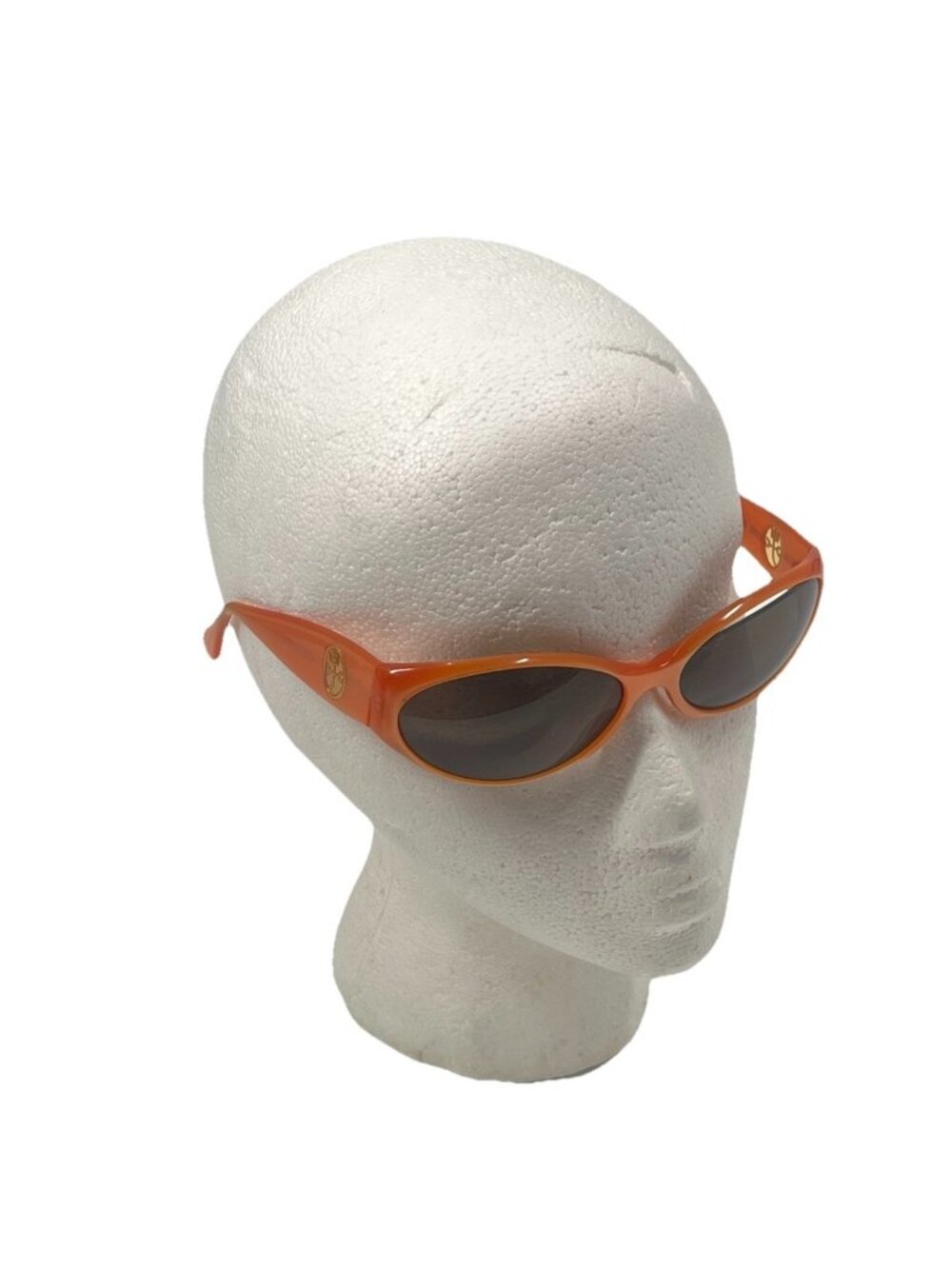 Vintage Castelbajac Sunglasses Orange Cat Eye Mod 102 Made in France 90s